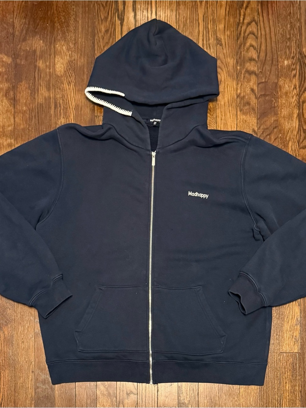 Madhappy Unisex Classic Heavyweight Fleece Zip Up Hoodie $185 MSRP
